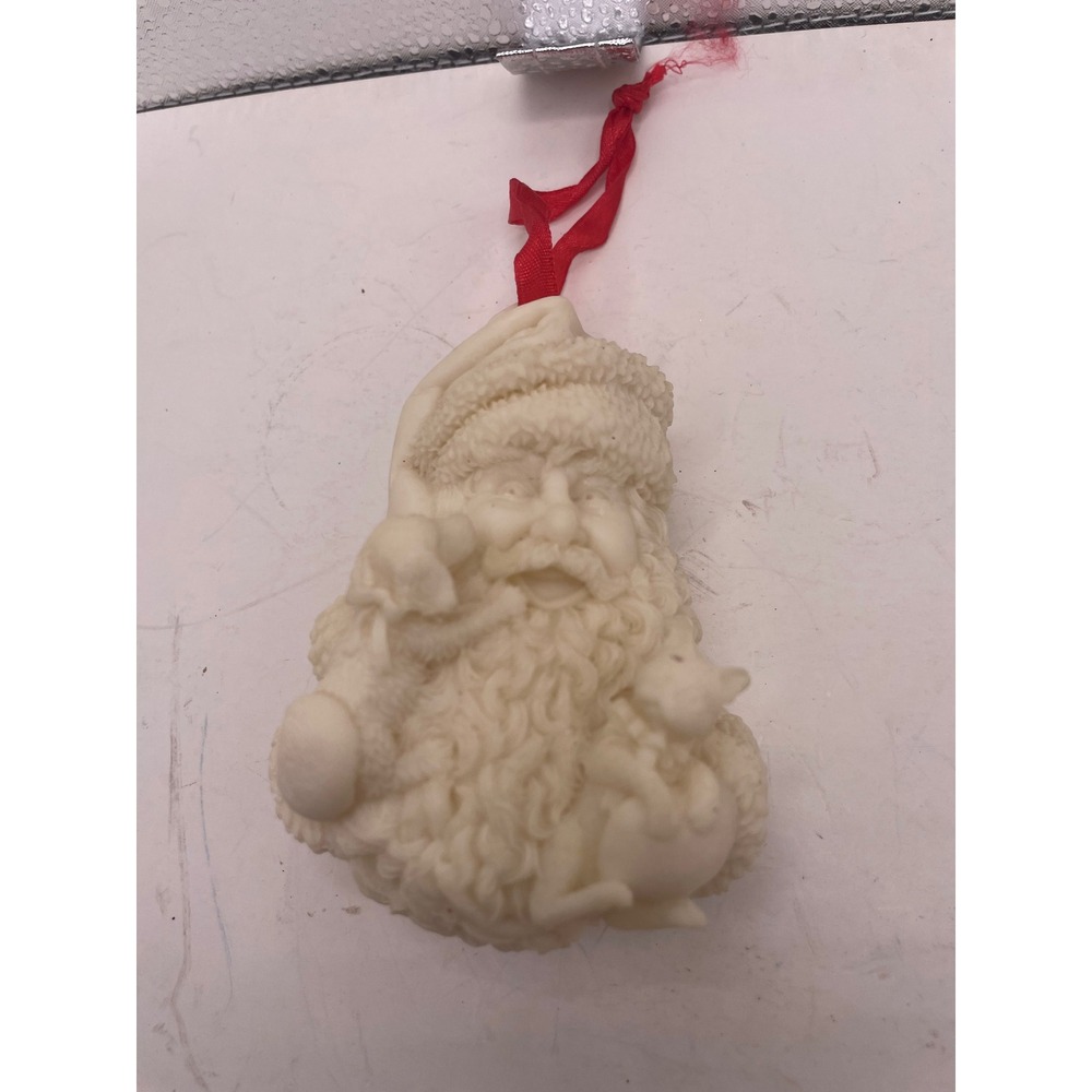 Limited Edition Ivory Resin‎ Santa Claus Ornament – #23235 / 25000